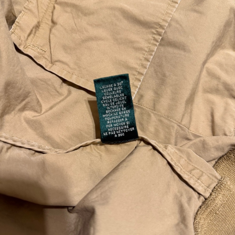 Lauren Ralph Lauren Kaki Pocket Safari Hunt Fish Photography Cargo Vest sz L - Picture 11 of 16